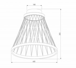 Накладной светильник Eurosvet Cesta 40018/1 LED коричневый в Чайковском - chaykovskiy.ok-mebel.com | фото 4