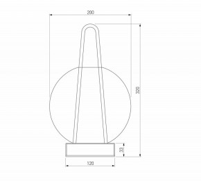 Настольная лампа декоративная Eurosvet Frasco 80507/1 латунь в Чайковском - chaykovskiy.ok-mebel.com | фото 3