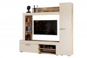 НИКОЛЬ Гостиная (Дуб крафт серый/софт айвори) в Чайковском - chaykovskiy.ok-mebel.com | фото