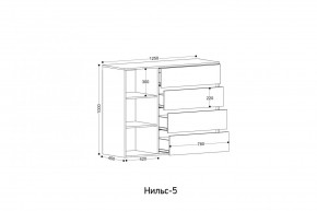 НИЛЬС - 5 Комод в Чайковском - chaykovskiy.ok-mebel.com | фото 2