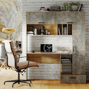 Письменный стол Техно (крафт/бетон) в Чайковском - chaykovskiy.ok-mebel.com | фото 3