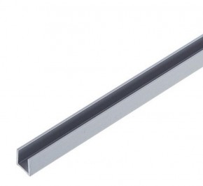 Планка торцевая "П" 4 мм для стеновой панели (алюминий) в Чайковском - chaykovskiy.ok-mebel.com | фото 1