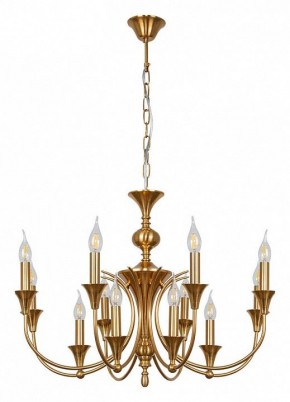 Подвесная люстра Arte Lamp Collinetta A4094LM-12PB в Чайковском - chaykovskiy.ok-mebel.com | фото 2