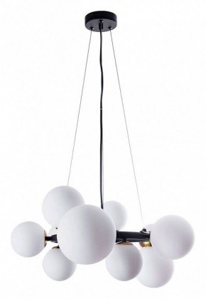 Подвесная люстра Arte Lamp Gemini A2243SP-10BK в Чайковском - chaykovskiy.ok-mebel.com | фото 2