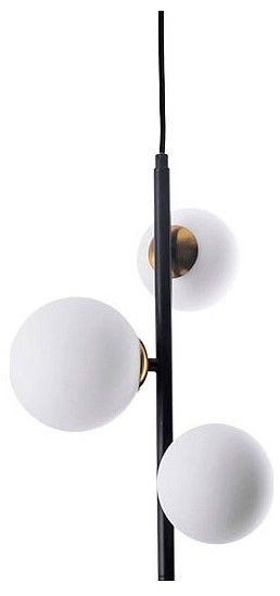 Подвесная люстра Arte Lamp Gemini A2243SP-3BK в Чайковском - chaykovskiy.ok-mebel.com | фото