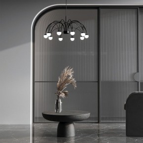 Подвесная люстра Eurosvet Ragno 90034/10 LED черный в Чайковском - chaykovskiy.ok-mebel.com | фото 4