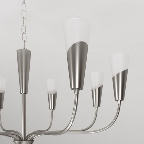 Подвесная люстра Eurosvet Rhyton 60167/8 никель в Чайковском - chaykovskiy.ok-mebel.com | фото 8