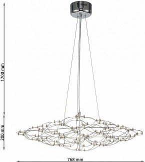 Подвесная люстра Favourite Thinner 4305-8P в Чайковском - chaykovskiy.ok-mebel.com | фото 5
