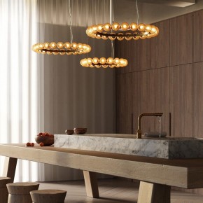 Подвесная люстра Maytoni Ambre MOD331PL-L42BS3K в Чайковском - chaykovskiy.ok-mebel.com | фото 3