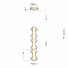 Подвесная люстра ST-Luce SPINE SL6136.213.01 в Чайковском - chaykovskiy.ok-mebel.com | фото 4