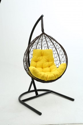 Подвесное кресло Бароло (коричневый/желтый) в Чайковском - chaykovskiy.ok-mebel.com | фото