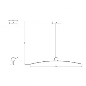 Подвесной светильник Arte Lamp Arno A3362SP-25BK в Чайковском - chaykovskiy.ok-mebel.com | фото 3