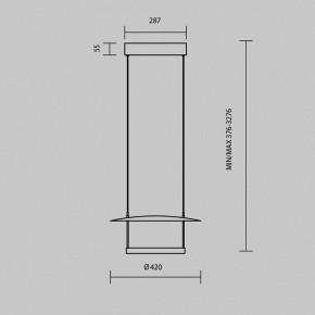 Подвесной светильник Maytoni Ambience MOD280PL-L23B3K1 в Чайковском - chaykovskiy.ok-mebel.com | фото 4