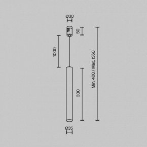 Подвесной светильник Maytoni Focus Led TR155-1-5W3K-BS в Чайковском - chaykovskiy.ok-mebel.com | фото 4