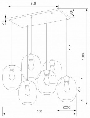 Подвесной светильник TK Lighting Elio 5974 Elio в Чайковском - chaykovskiy.ok-mebel.com | фото 3