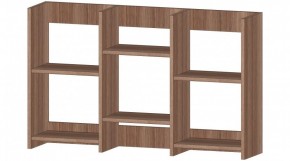 Полка книжная средняя (шимо темный) в Чайковском - chaykovskiy.ok-mebel.com | фото