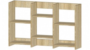 Полка книжная средняя (дуб сонома) в Чайковском - chaykovskiy.ok-mebel.com | фото