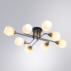 Потолочная люстра Arte Lamp Andrea A8141PL-8BK в Чайковском - chaykovskiy.ok-mebel.com | фото 2