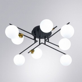 Потолочная люстра Arte Lamp Gemini A2243PL-8BK в Чайковском - chaykovskiy.ok-mebel.com | фото 2