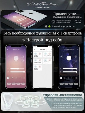Потолочная люстра Natali Kovaltseva COBRA LED LAMPS 81121/7C в Чайковском - chaykovskiy.ok-mebel.com | фото 7