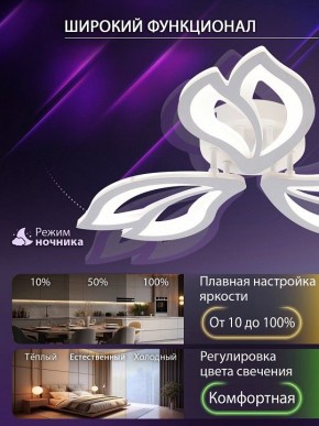 Потолочная люстра Natali Kovaltseva FORTUNA LED LAMPS 81107/2C в Чайковском - chaykovskiy.ok-mebel.com | фото 5