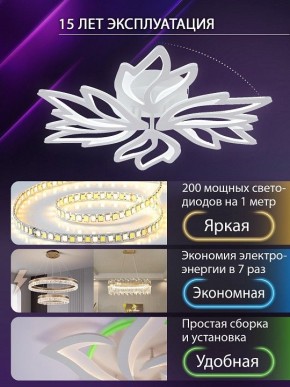 Потолочная люстра Natali Kovaltseva RIF LED LAMPS 81118/5C в Чайковском - chaykovskiy.ok-mebel.com | фото 5