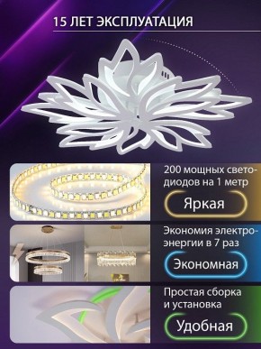 Потолочная люстра Natali Kovaltseva RIF LED LAMPS 81118/6C в Чайковском - chaykovskiy.ok-mebel.com | фото 5