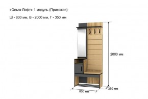 ОЛЬГА-ЛОФТ 1 Прихожая в Чайковском - chaykovskiy.ok-mebel.com | фото 4