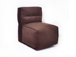 Прямое модульное бескаркасное кресло Комфорт (Шоколад велюр) в Чайковском - chaykovskiy.ok-mebel.com | фото