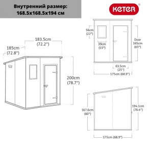 Сарай Манор Пентхаус 6x6 (MANOR PENT 6x6) в Чайковском - chaykovskiy.ok-mebel.com | фото 3