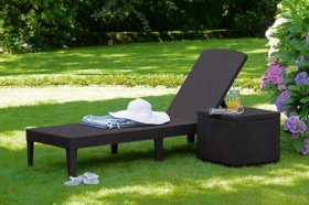 Шезлонг Джайпур (Jaipur Sun lounger) виски-коричневый в Чайковском - chaykovskiy.ok-mebel.com | фото 2