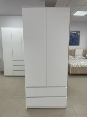Шкаф 2-ств. с 2 ящиками "Бьянко" в Чайковском - chaykovskiy.ok-mebel.com | фото 3