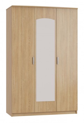 Шкаф 3-х дверный с зеркалом Шк210.1 МС Ирина в Чайковском - chaykovskiy.ok-mebel.com | фото