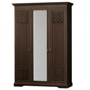 Шкаф для одежды 3-дверный №800 Парма Дуб нортон темный в Чайковском - chaykovskiy.ok-mebel.com | фото