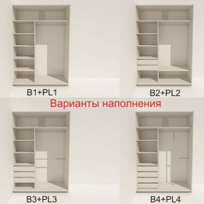 Шкаф-купе 1600 серии SOFT D1+D3+B2+PL1 (2 ящика+1штанга) профиль «Графит» в Чайковском - chaykovskiy.ok-mebel.com | фото 5