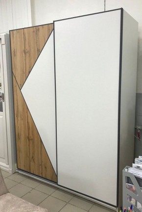 Шкаф-купе 1600 серии SOFT D8+D2+B2+PL4 (2 ящика+F обр.штанга) профиль «Графит» в Чайковском - chaykovskiy.ok-mebel.com | фото 5