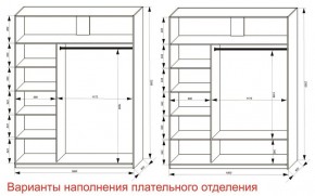 Шкаф-купе 1800 серии SOFT D8+D2+B2+PL4 (2 ящика+F обр.штанга) профиль «Капучино» в Чайковском - chaykovskiy.ok-mebel.com | фото 5