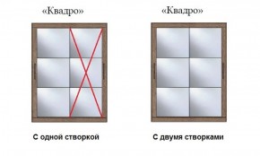 Шкаф-купе №19 Серия 3 Квадро (1500) Ясень Анкор светлый в Чайковском - chaykovskiy.ok-mebel.com | фото 3