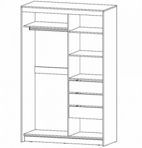 РИВЬЕРА Шкаф-купе 2х створчатый в Чайковском - chaykovskiy.ok-mebel.com | фото 2