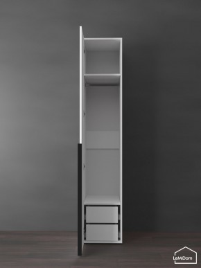 Шкаф Linnea MHR-1-3 2050х400х510 (Белый-М 11.1.2) в Чайковском - chaykovskiy.ok-mebel.com | фото 6