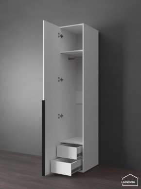 Шкаф Linnea MHR-1-3 2050х400х510 (Белый-М 11.1.2) в Чайковском - chaykovskiy.ok-mebel.com | фото 7