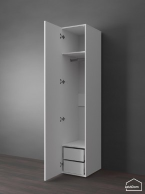 Шкаф Linnea MHR-1PO-3 2050х400х510 (Белый-М 11.1.2) в Чайковском - chaykovskiy.ok-mebel.com | фото 4
