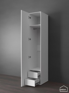 Шкаф Linnea MHR-1PO-3 2050х400х510 (Белый-М 11.1.2) в Чайковском - chaykovskiy.ok-mebel.com | фото 5