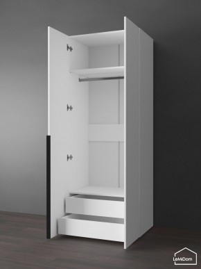 Шкаф Linnea MHR-2-3 2050х800х510 (Белый-М 11.1.2) в Чайковском - chaykovskiy.ok-mebel.com | фото 5
