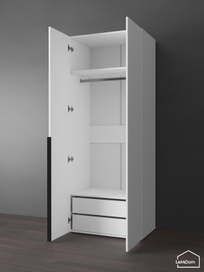 Шкаф Linnea MHR-2-3 2050х800х510 (Белый-М 11.1.2) в Чайковском - chaykovskiy.ok-mebel.com | фото 6