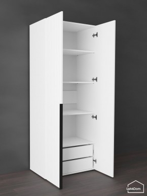 Шкаф Linnea MHR-2-4 2050х800х510 (Белый-М 11.1.1) в Чайковском - chaykovskiy.ok-mebel.com | фото 6