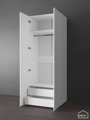 Шкаф Linnea MHR-2PO-3 2050х800х510 (Белый-М 11.1.1) в Чайковском - chaykovskiy.ok-mebel.com | фото 5