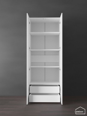 Шкаф Linnea MHR-2PO-4 2050х800х510 (Белый-М 11.1.1) в Чайковском - chaykovskiy.ok-mebel.com | фото 6