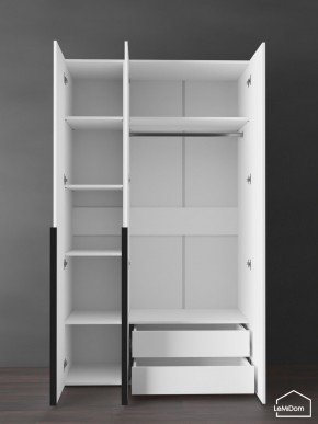 Шкаф Linnea MHR-3-2 2050х1200х510 (Белый-М 11.1.1) в Чайковском - chaykovskiy.ok-mebel.com | фото 6