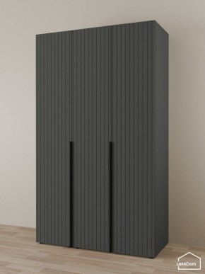 Шкаф Linnea MHR-3-2 2050х1200х510 (Графит-М 11.1.25) в Чайковском - chaykovskiy.ok-mebel.com | фото